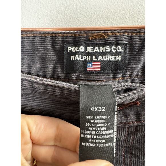 Vintage Ralph Lauren Polo Jeans Co. Corduroy Bootcut Pants Country Retro 4 x 32 - Picture 2 of 6